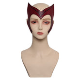 Wanda Vision Scarlet Witch Maske Cosplay PU Helm Halloween Karneval Requisiten